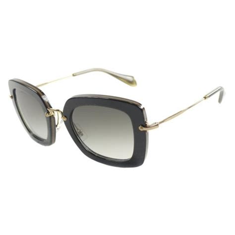 kay0a7 miu miu|Miu Miu MU07OS KAY0A7 Sunglasses in Black.